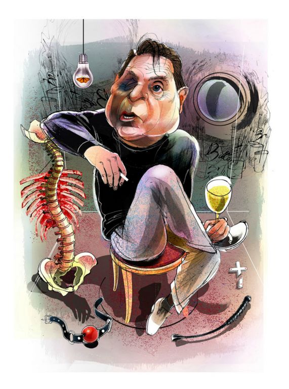 A chacature of Francis Bacon