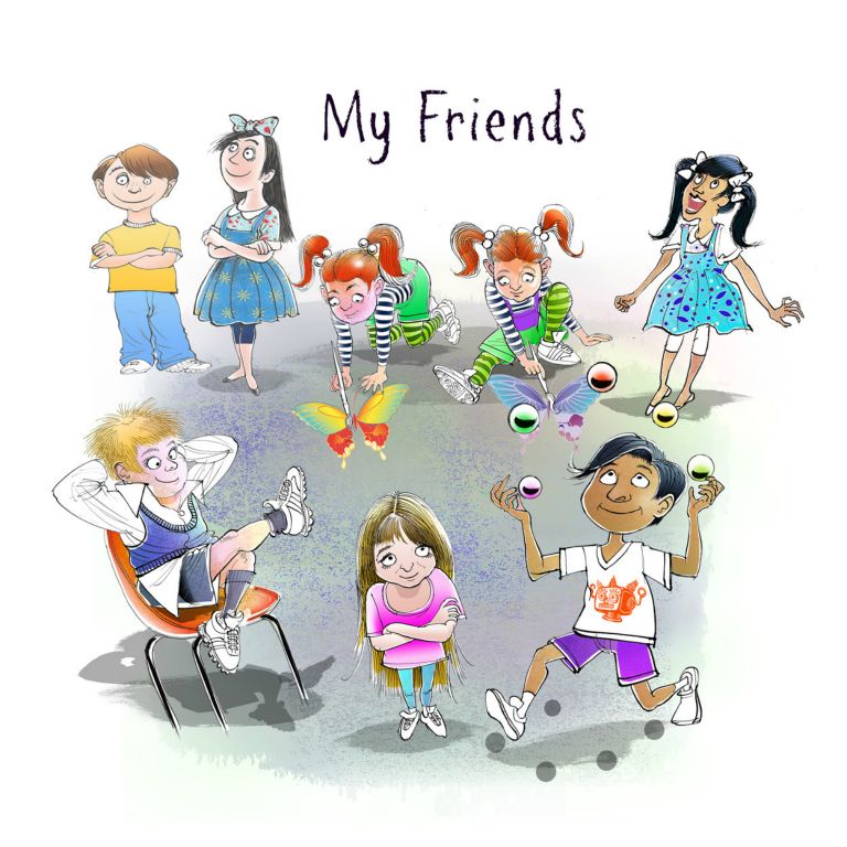 Assorted Friends cartoons